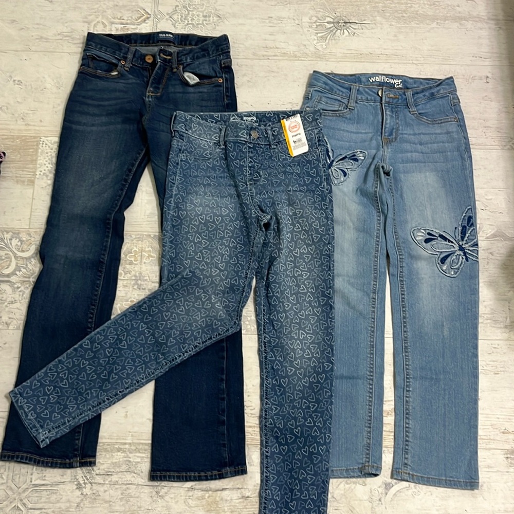 Back to School!! Bundle of 3 Pairs Jeans! NWOT Size 10
